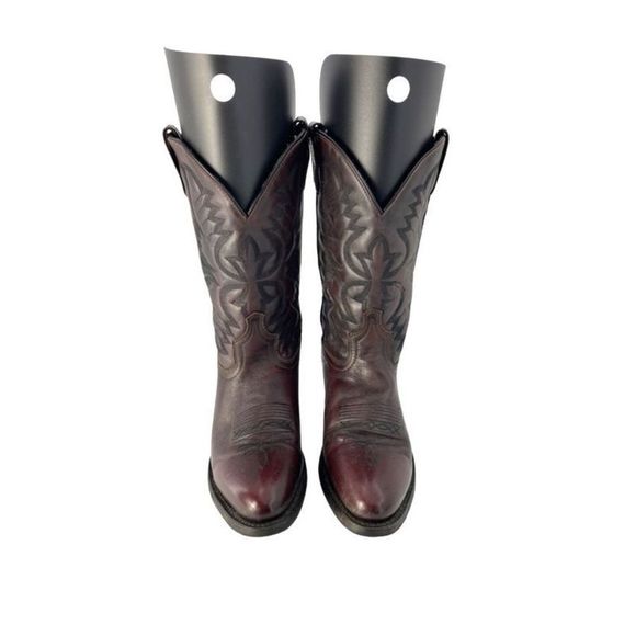 Laredo 68458 Birchwood Lizard Round Toe Western Cowboy Boots Men’s Sz 10.5D - Picture 3 of 7